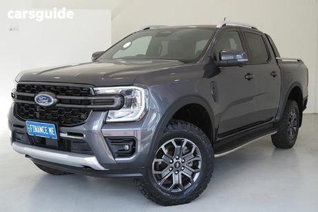 Grey 2023 Ford Ranger Double Cab Pick Up Wildtrak 3.0 (4X4)