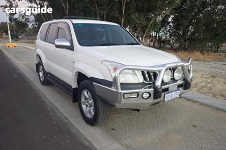 White 2004 Toyota Landcruiser Prado Wagon Gxl (4X4)