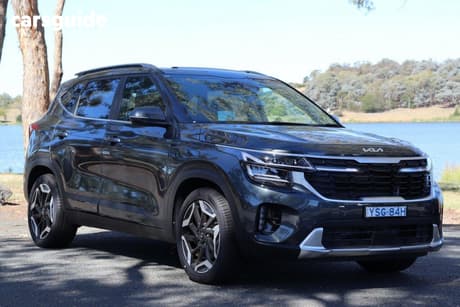 Grey 2025 Kia Seltos Wagon Gt-Line (Awd) (Sunroof)