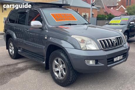 Grey 2008 Toyota Landcruiser Prado Wagon Grande (4X4)