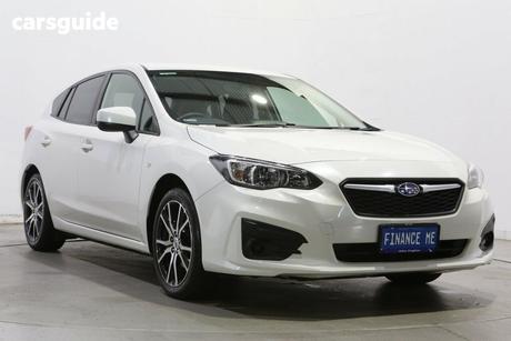 White 2017 Subaru Impreza Hatchback 2.0I (Awd)