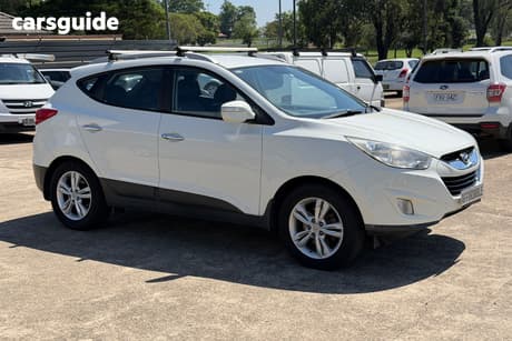 White 2011 Hyundai IX35 Wagon Elite (Awd)