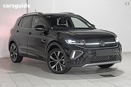 Black 2025 Volkswagen T-Cross Wagon 85Tsi R-Line