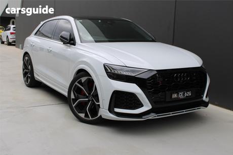 White 2021 Audi RS Q8 Wagon Tfsi Quattro Mhev