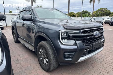 Grey 2023 Ford Ranger Double Cab Pick Up Wildtrak 3.0 (4X4)
