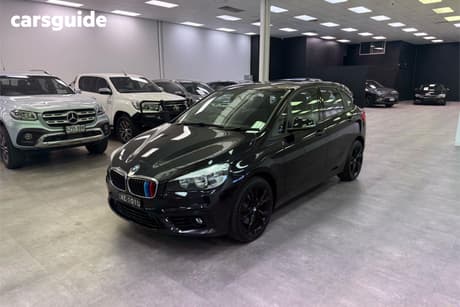 Black 2015 BMW 218I Wagon Active Tourer Sport Line