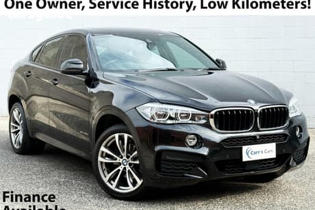 Black 2018 BMW X6 Coupe Xdrive 30D