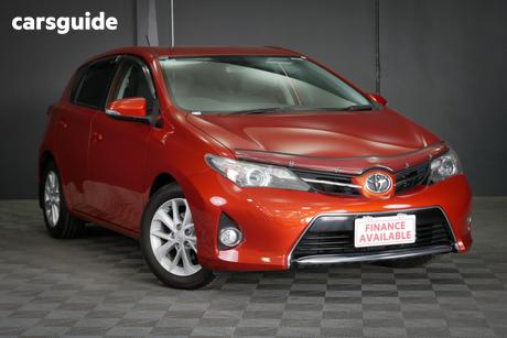 Red 2013 Toyota Corolla Hatchback Ascent Sport