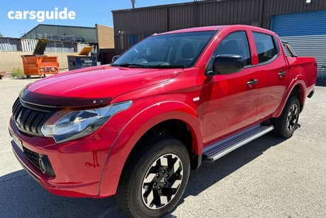 Red 2016 Mitsubishi Triton Dual Cab Utility Glx Plus (4X4)