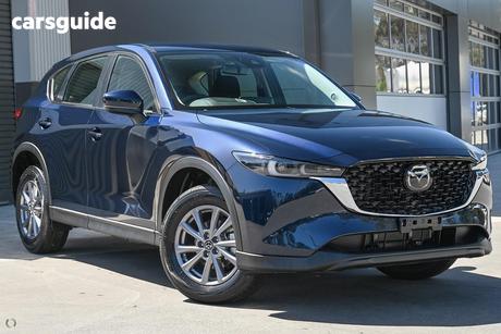 Blue 2025 Mazda CX-5 Wagon G25 Maxx Sport (Fwd)