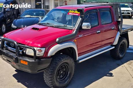 Red 2003 Toyota Hilux Dual Cab Pick-up Sr5 (4X4)