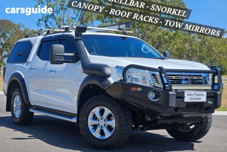 White 2015 Nissan Navara Dual Cab Utility St (4X4)
