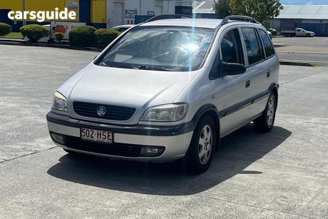 Silver 2003 Holden Zafira Wagon