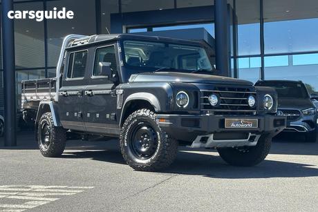 Grey 2024 Ineos Grenadier Double Cab Chassis Quartermaster