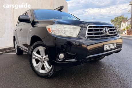 Black 2008 Toyota Kluger Wagon Grande (4X4)