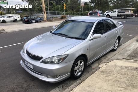 Silver 2003 Toyota Camry Sedan SPORTIVO