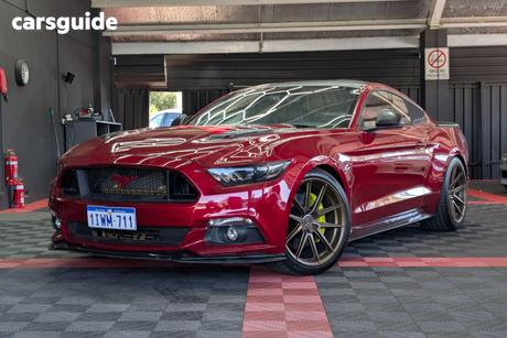 Red 2016 Ford Mustang Coupe Fastback 2.3 Gtdi