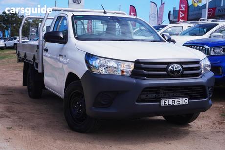 White 2020 Toyota Hilux Cab Chassis Workmate