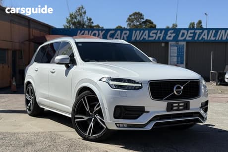 White 2016 Volvo XC90 Wagon D5 R-Design