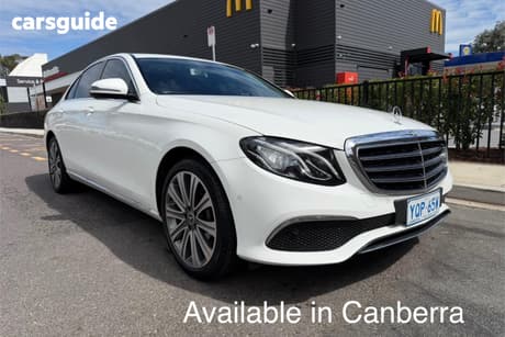White 2018 Mercedes-Benz E220 Saloon D Sport Edition
