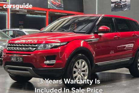 Red 2014 Land Rover Range Rover Evoque Wagon Sd4 Pure