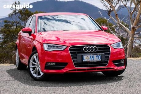 Red 2015 Audi A3 Hatchback Sportback 1.4 Tfsi Attraction