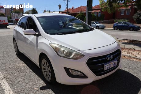 White 2016 Hyundai I30 Hatchback Active