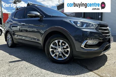 Blue 2012 Hyundai Santa FE Wagon Elite Crdi (4X4)