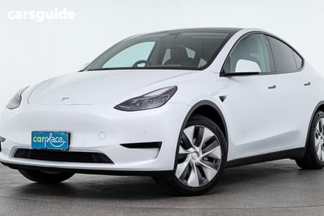White 2022 Tesla Model Y Wagon Rear-Wheel Drive