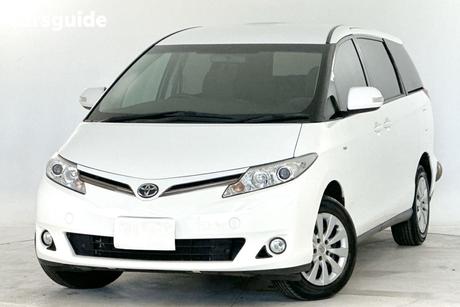White 2015 Toyota Tarago Wagon Gli