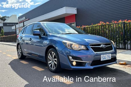Blue 2016 Subaru Impreza Hatchback 2.0I Premium (Awd)