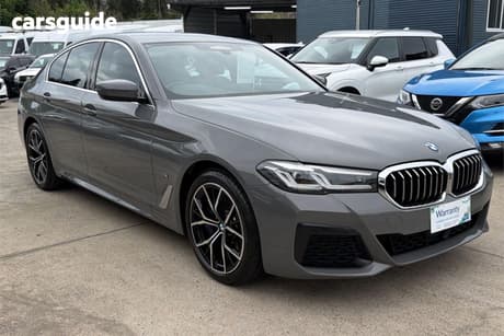 Grey 2022 BMW 530D Sedan M Sport Lci