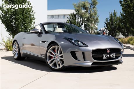 Grey 2014 Jaguar F-Type Roadster V6