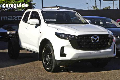 White 2025 Mazda BT-50 Freestyle Cab Chassis Xt (4X2)