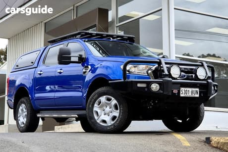 Blue 2017 Ford Ranger Dual Cab Utility Xlt 3.2 (4X4)