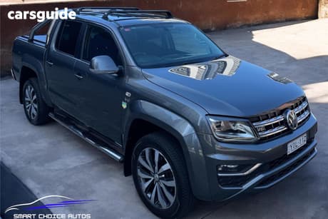 Grey 2018 Volkswagen Amarok Dual Cab Utility V6 Tdi 550 Highline