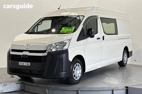 White 2025 Toyota HiAce Van Slwb
