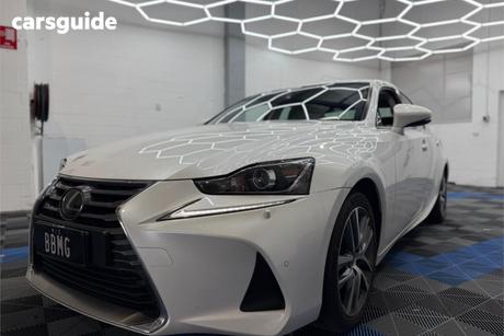 White 2017 Lexus IS300 Sedan Luxury