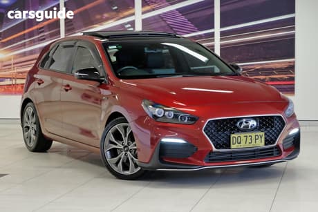 Red 2023 Hyundai I30 Hatchback N Line Premium