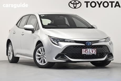 Silver 2024 Toyota Corolla Hatchback Ascent Sport Hybrid