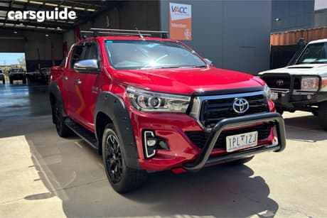 Red 2019 Toyota Hilux Double Cab Pick Up Sr5 (4X4)