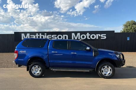 Blue 2016 Ford Ranger Dual Cab Utility Xlt 3.2 (4X4)