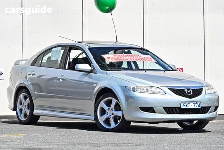 Silver 2004 Mazda 6 Hatchback Luxury Sports