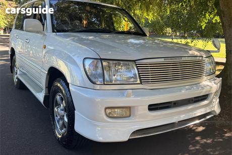 White 2000 Toyota Landcruiser OtherCar