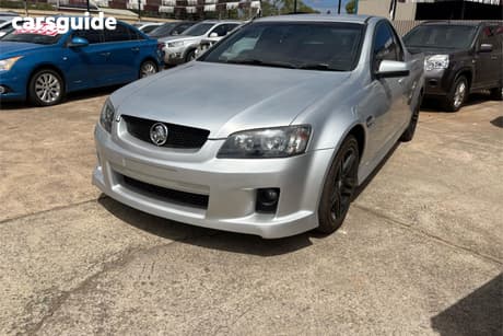 Silver 2008 Holden Commodore Utility Sv6 60Th Anniversary