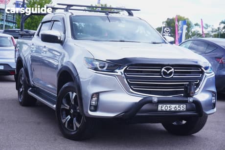 Silver 2021 Mazda BT-50 Dual Cab Pick-up Gt (4X4)