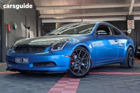 Blue 2004 Nissan Skyline Coupe 350Gt