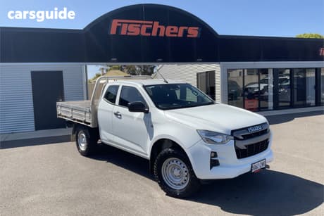 White 2021 Isuzu D-MAX Space Cab Chassis Sx (4X4)
