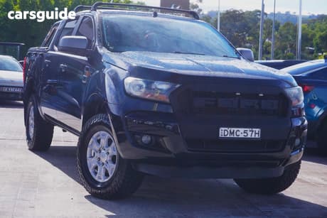 Black 2016 Ford Ranger Dual Cab Utility Xls 3.2 (4X4)