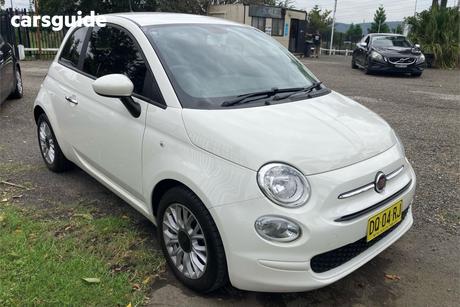 White 2018 Fiat 500 Hatchback Pop